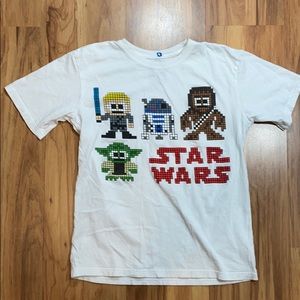 🔥🔥🔥Star Wars Tee Pixel Large White